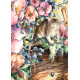 Print - Rat with Flowers